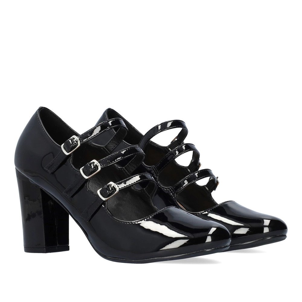 Andres Machado 6014-01L Heel Black 9.5cm Andres Machado 6014-01L Heel Black 9.5cm