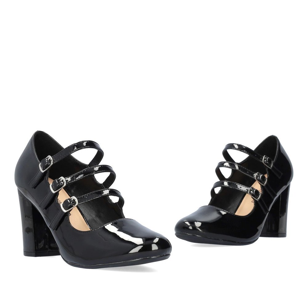 Andres Machado 6014-01L Heel Black 9.5cm Andres Machado 6014-01L Heel Black 9.5cm