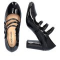 Andres Machado 6014-01L Heel Black 9.5cm Andres Machado 6014-01L Heel Black 9.5cm