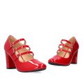 Andres Machado 6014-14L Heel Red 9.5cm Andres Machado 6014-14L Heel Red 9.5cm