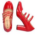 Andres Machado 6014-14L Heel Red 9.5cm Andres Machado 6014-14L Heel Red 9.5cm