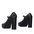 Andres Machado 6015-01 Black Heel 12cm Andres Machado 6015-01 Black Heel 12cm