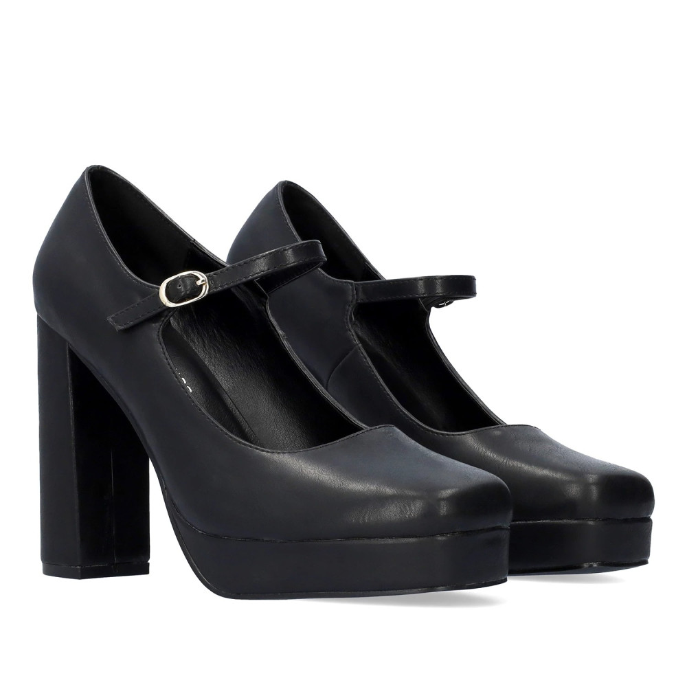 Andres Machado 6015-01 Black Heel 12cm Andres Machado 6015-01 Black Heel 12cm
