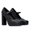 Andres Machado 6015-01 Black Heel 12cm Andres Machado 6015-01 Black Heel 12cm
