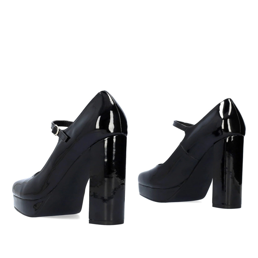 Andres Machado 6015-01L Heel Black 12cm Andres Machado 6015-01L Heel Black 12cm