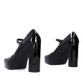 Andres Machado 6015-01L Heel Black 12cm Andres Machado 6015-01L Heel Black 12cm