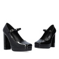 Andres Machado 6015-01L Heel Black 12cm Andres Machado 6015-01L Heel Black 12cm