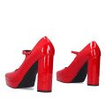 Andres Machado 6015-14L Heel Red 12cm Andres Machado 6015-14L Heel Red 12cm