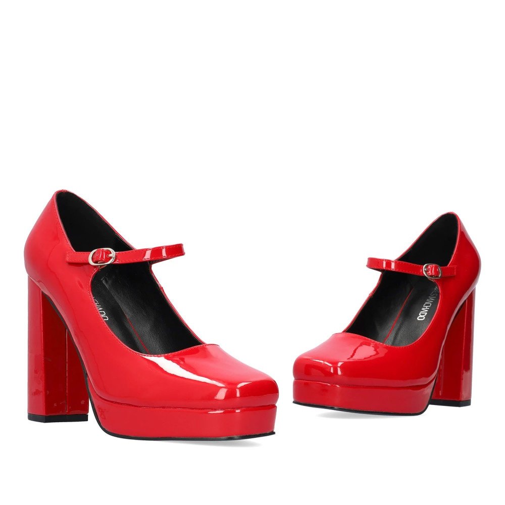 Andres Machado 6015-14L Heel Red 12cm Andres Machado 6015-14L Heel Red 12cm
