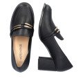 Andres Machado 6016-01 Heel Black 8cm Andres Machado 6016-01 Heel Black 8cm