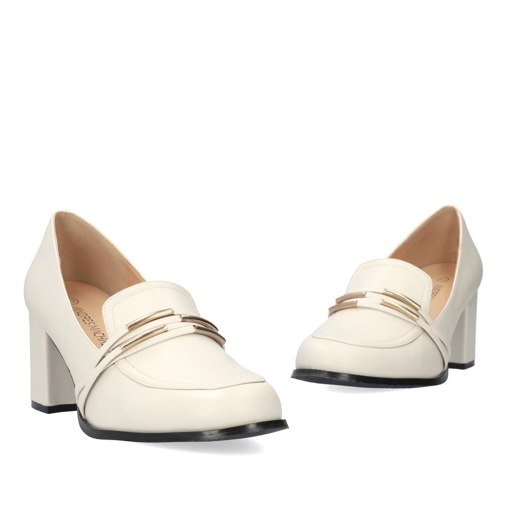 Andres Machado 6016-15 Heel Beige 8cm Andres Machado 6016-15 Heel Beige 8cm