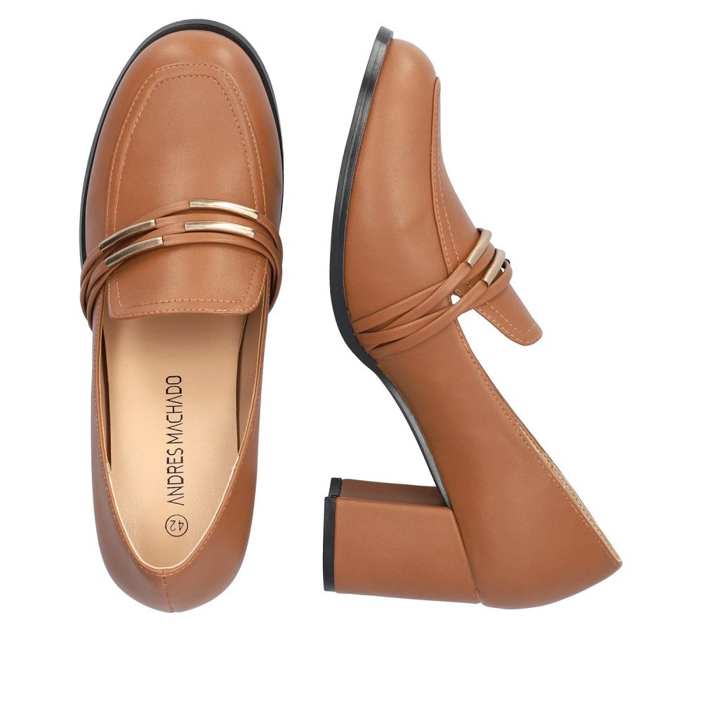 Andres Machado 6016-32 Heel Camel 8cm Andres Machado 6016-32 Heel Camel 8cm