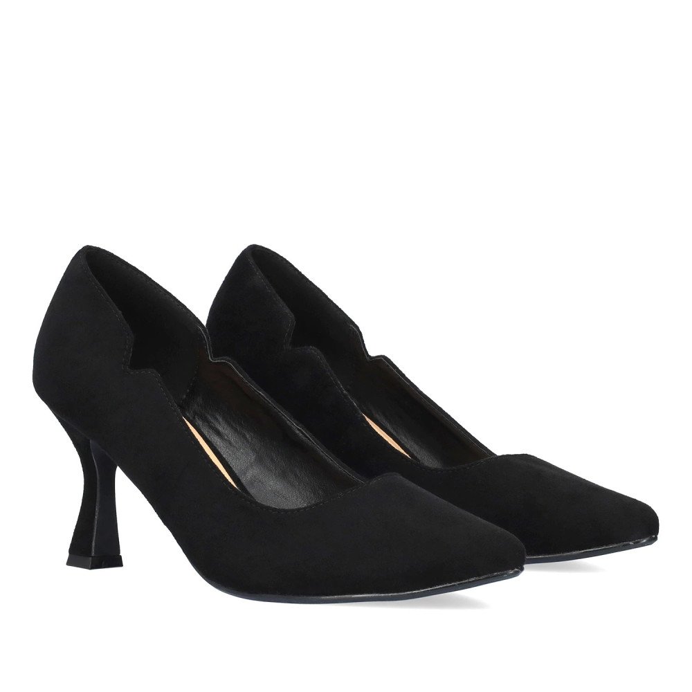 Andres Machado 6019-01 Heel Black 8cm Andres Machado 6019-01 Heel Black 8cm