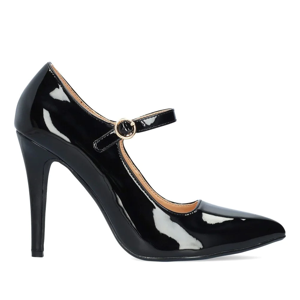 Andres Machado 6020 01 Heel Black 11cm