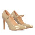 Andres Machado 6020-13 Heel Beige 11cm Andres Machado 6020-13 Heel Beige 11cm