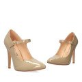 Andres Machado 6020-13 Heel Beige 11cm Andres Machado 6020-13 Heel Beige 11cm
