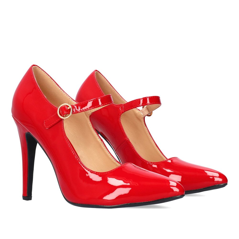 Andres Machado 6020-14 Heel Red 11cm Andres Machado 6020-14 Heel Red 11cm
