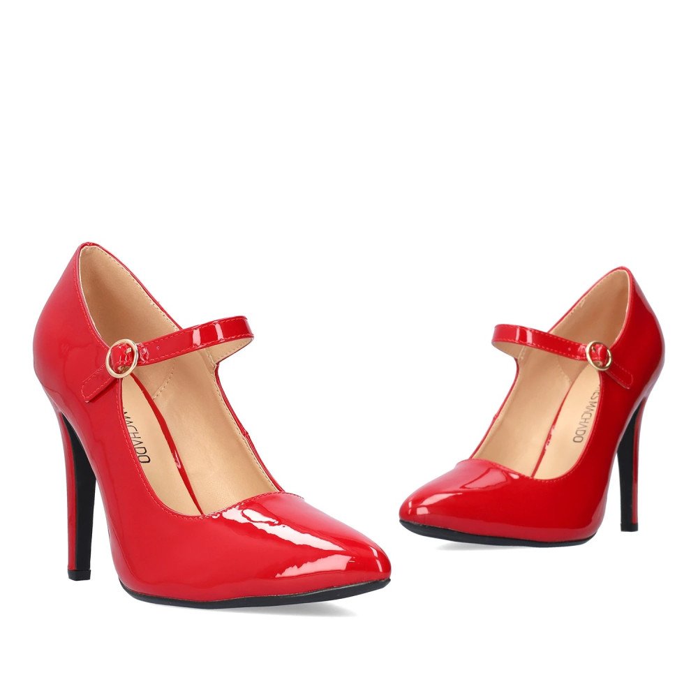 Andres Machado 6020-14 Heel Red 11cm Andres Machado 6020-14 Heel Red 11cm