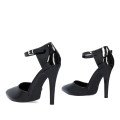 Andres Machado 6021-01L Heel Black 11cm Andres Machado 6021-01L Heel Black 11cm