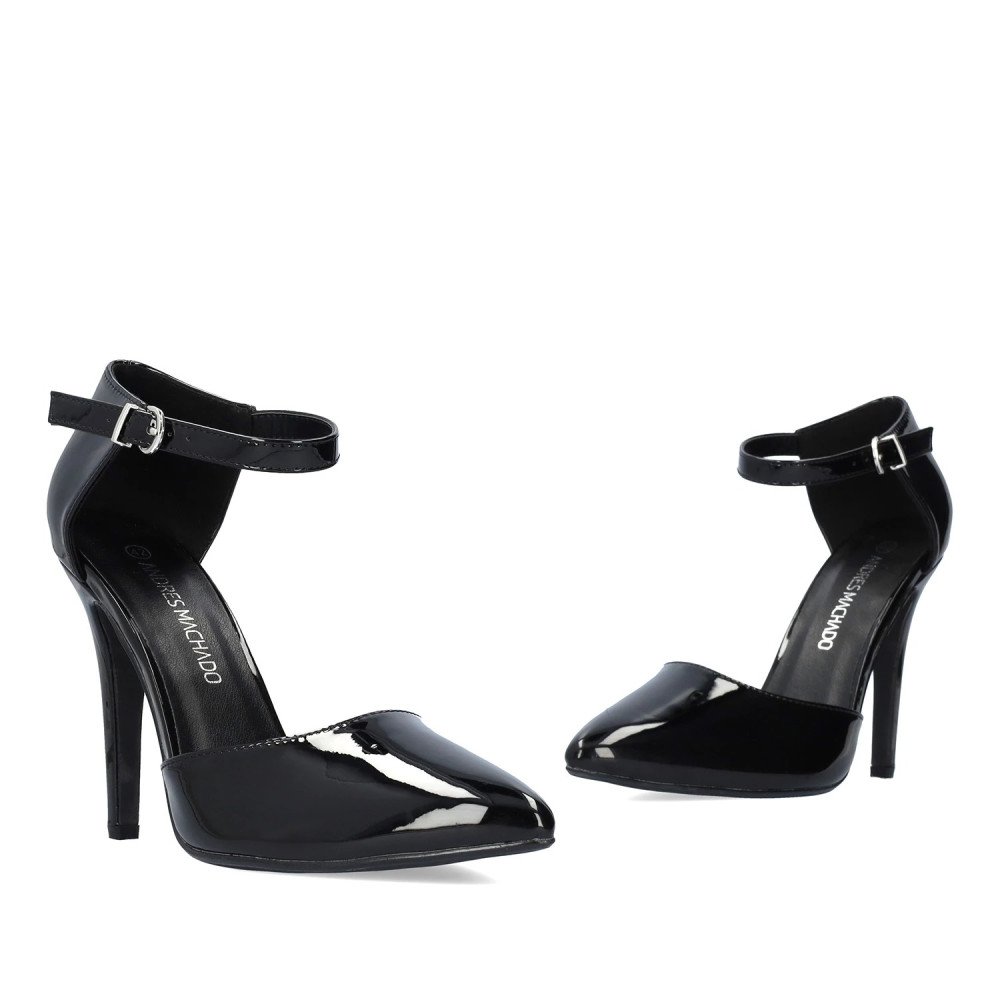 Andres Machado 6021-01L Heel Black 11cm Andres Machado 6021-01L Heel Black 11cm