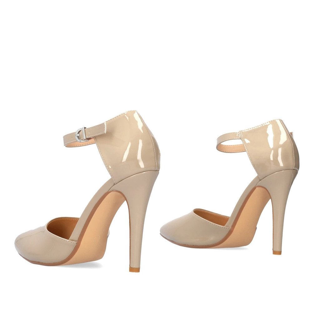 Andres Machado 6021-13L Heel Beige 11cm Andres Machado 6021-13L Heel Beige 11cm