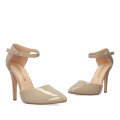 Andres Machado 6021-13L Heel Beige 11cm Andres Machado 6021-13L Heel Beige 11cm