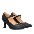 Andres Machado 6022-01 Heel Black 8cm Andres Machado 6022-01 Heel Black 8cm