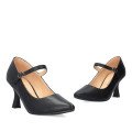 Andres Machado 6022-01 Heel Black 8cm Andres Machado 6022-01 Heel Black 8cm