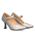 Andres Machado 6022-04 Heel Silver 8cm Andres Machado 6022-04 Heel Silver 8cm