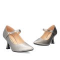 Andres Machado 6022-04 Heel Silver 8cm Andres Machado 6022-04 Heel Silver 8cm