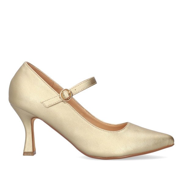 Andres Machado 6022-04 Heel Gold 8cm Andres Machado 6022-04 Heel Gold 8cm