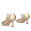 Andres Machado 6022-04 Heel Gold 8cm Andres Machado 6022-04 Heel Gold 8cm