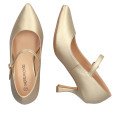 Andres Machado 6022-04 Heel Gold 8cm Andres Machado 6022-04 Heel Gold 8cm
