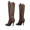 Andres Machado 6024-05 Brown Boots 9.5cm Andres Machado 6024-05 Brown Boots 9.5cm