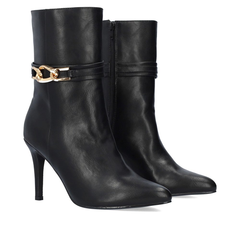 Andres Machado 6025-01 Ankle Boots Black 9.5cm Andres Machado 6025-01 Ankle Boots Black 9.5cm