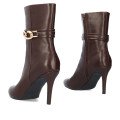 Andres Machado 6025-32 Ankle Boots Brown 9.5cm Andres Machado 6025-32 Ankle Boots Brown 9.5cm