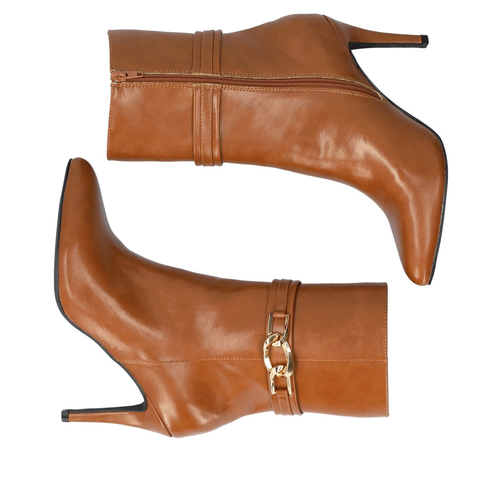 Andres Machado 6025-32 Ankle Boots Camel 9.5cm Andres Machado 6025-32 Ankle Boots Camel 9.5cm