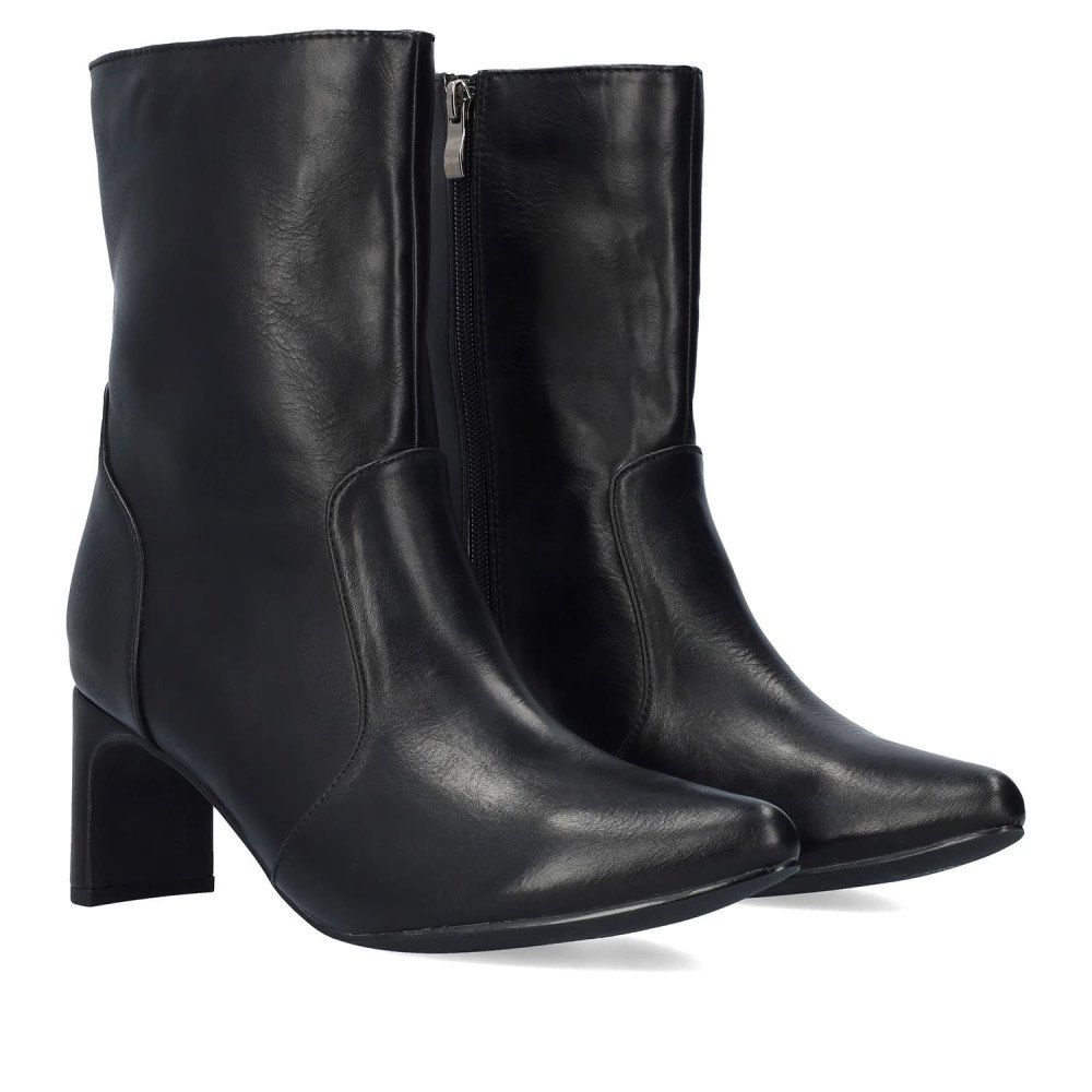 Andres Machado 6027-01s Αnkle Βoots Black 7cm Andres Machado 6027-01s Αnkle Βoots Black 7cm