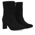 Andres Machado 6027-01_suede Ankle Boots Black 7cm Andres Machado 6027-01_suede Ankle Boots Black 7cm