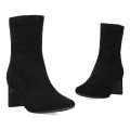 Andres Machado 6027-01_suede Ankle Boots Black 7cm Andres Machado 6027-01_suede Ankle Boots Black 7cm