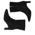 Andres Machado 6027-01_suede Ankle Boots Black 7cm Andres Machado 6027-01_suede Ankle Boots Black 7cm