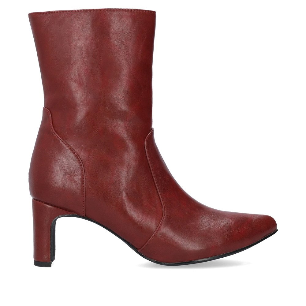 Andres Machado 6027-23 Αnkle Βoots Bordeaux 7cm Andres Machado 6027-23 Αnkle Βoots Bordeaux 7cm