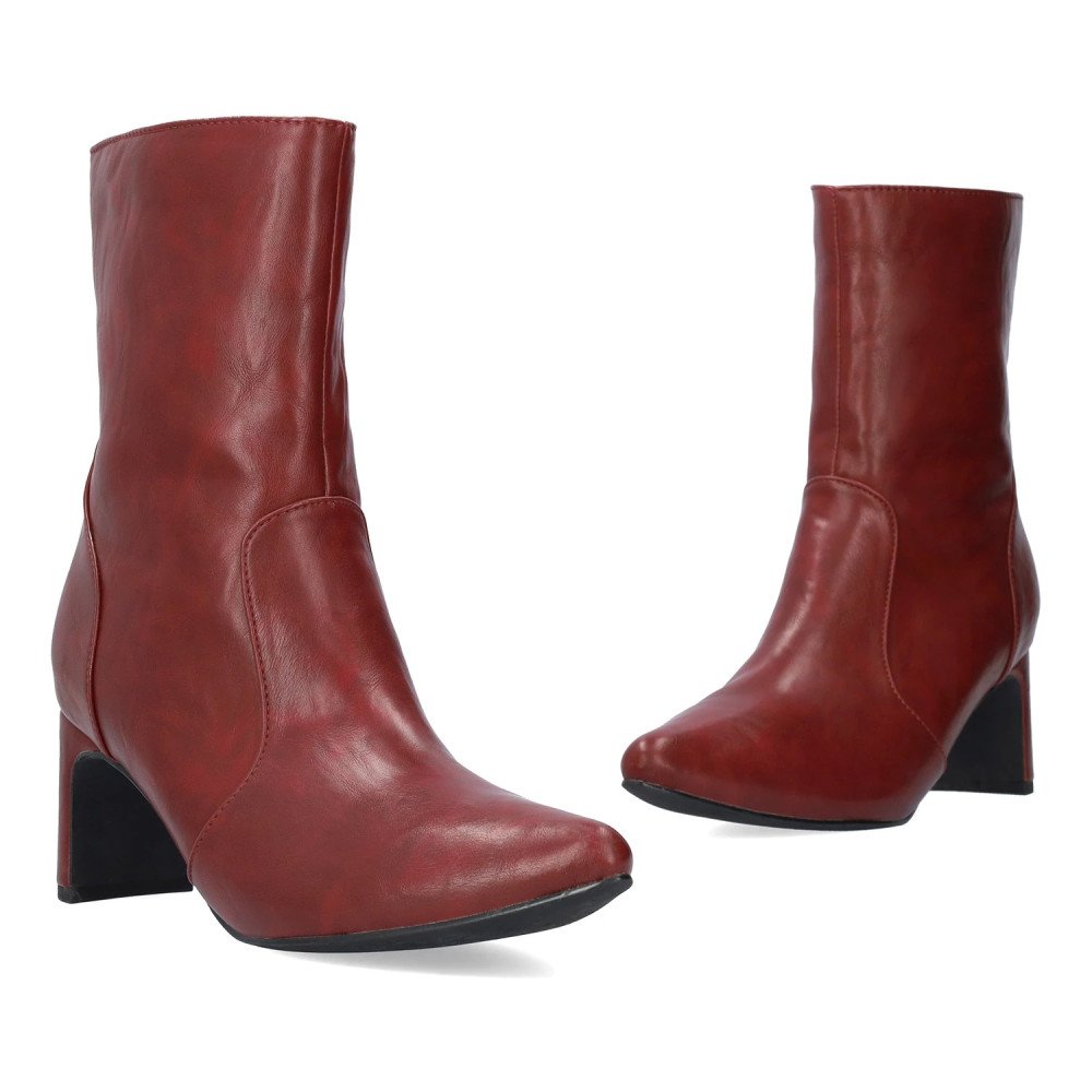 Andres Machado 6027-23 Αnkle Βoots Bordeaux 7cm Andres Machado 6027-23 Αnkle Βoots Bordeaux 7cm