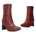 Andres Machado 6027-23 Αnkle Βoots Bordeaux 7cm Andres Machado 6027-23 Αnkle Βoots Bordeaux 7cm