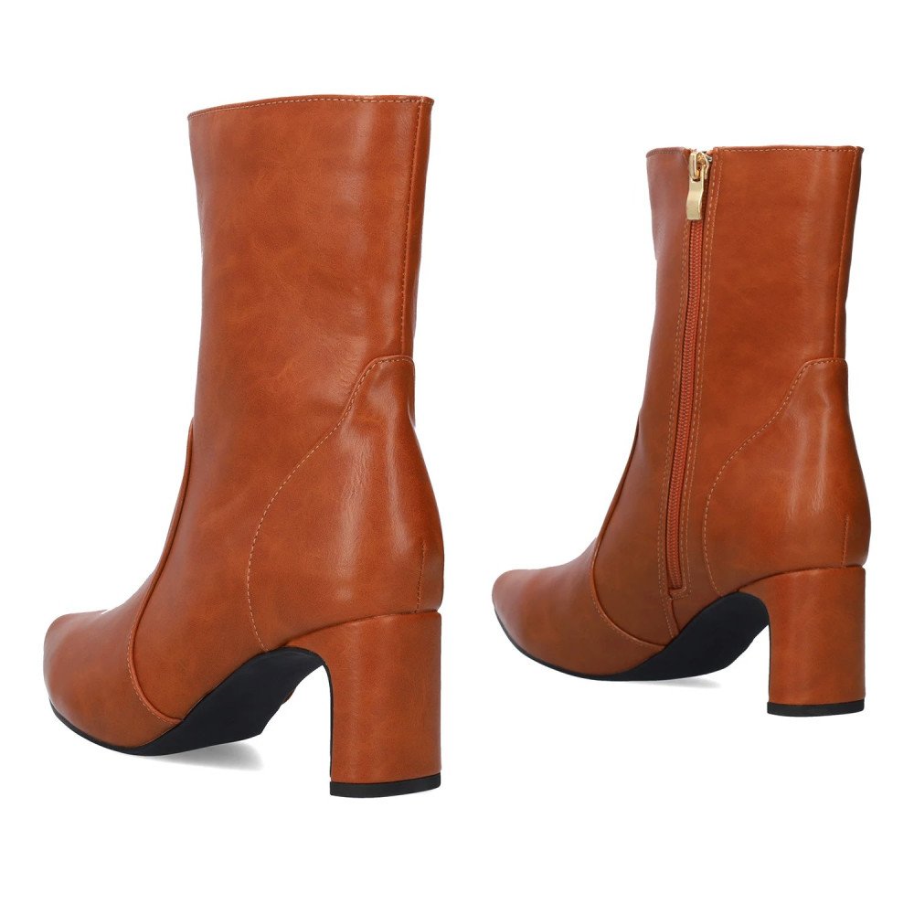 Andres Machado 6027-32 Ankle Boots Camel 7cm Andres Machado 6027-32 Ankle Boots Camel 7cm