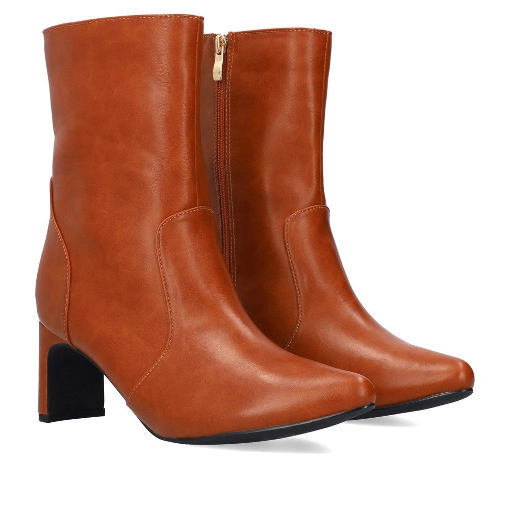 Andres Machado 6027-32 Ankle Boots Camel 7cm Andres Machado 6027-32 Ankle Boots Camel 7cm