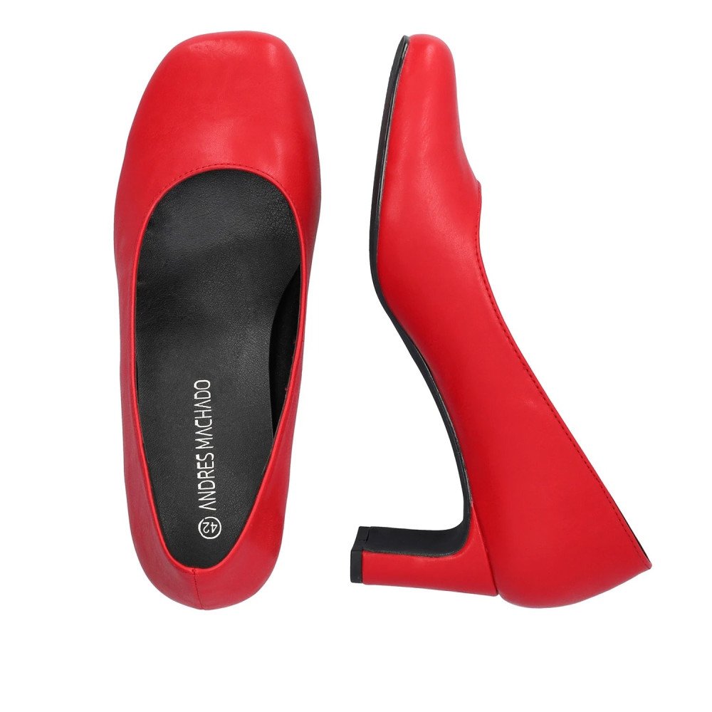 Andres Machado 6028-14 Heel Red 6cm Andres Machado 6028-14 Heel Red 6cm