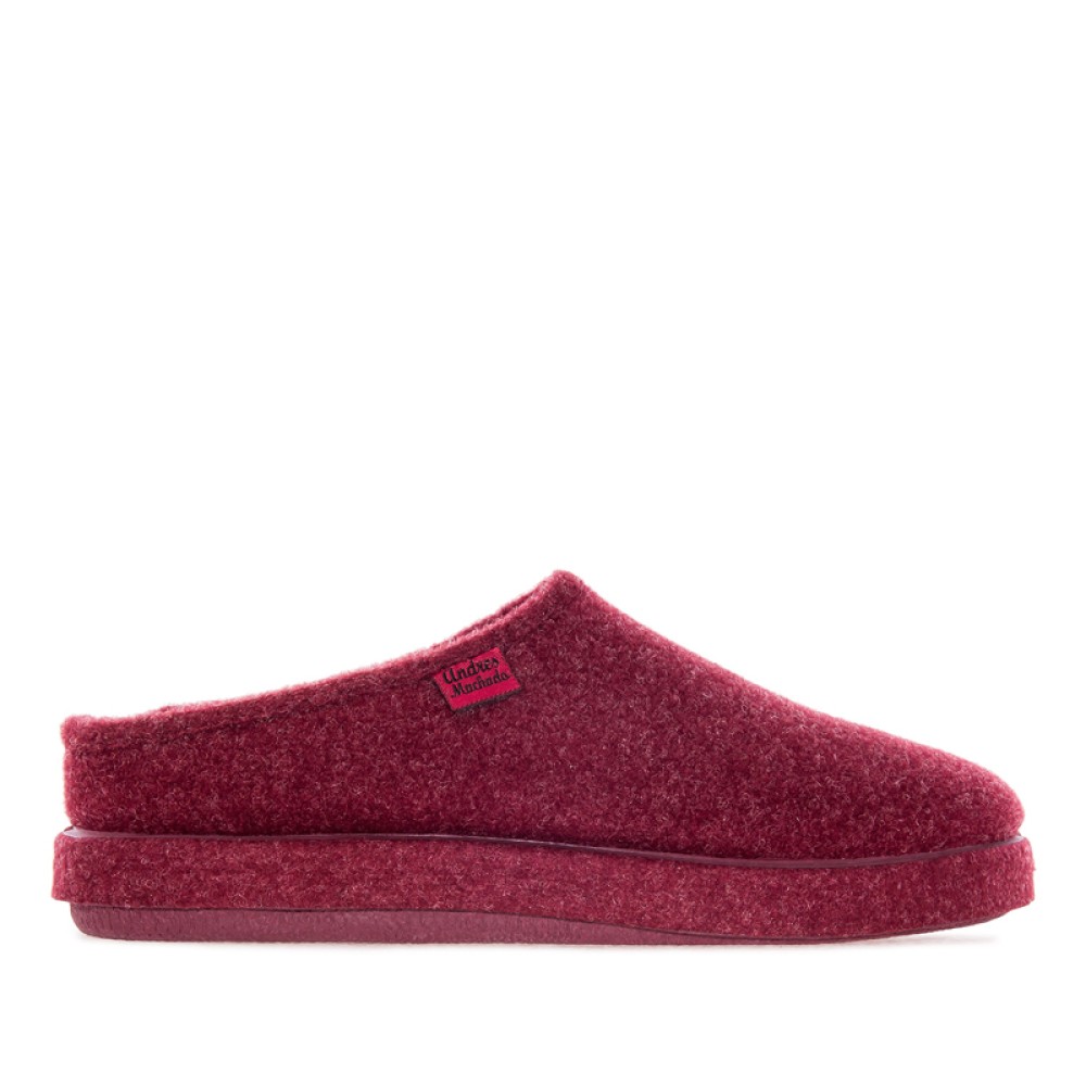 Andres Machado 001-23 Unisex Slipper Burgundy Andres Machado 001-23 Unisex Slipper Burgundy