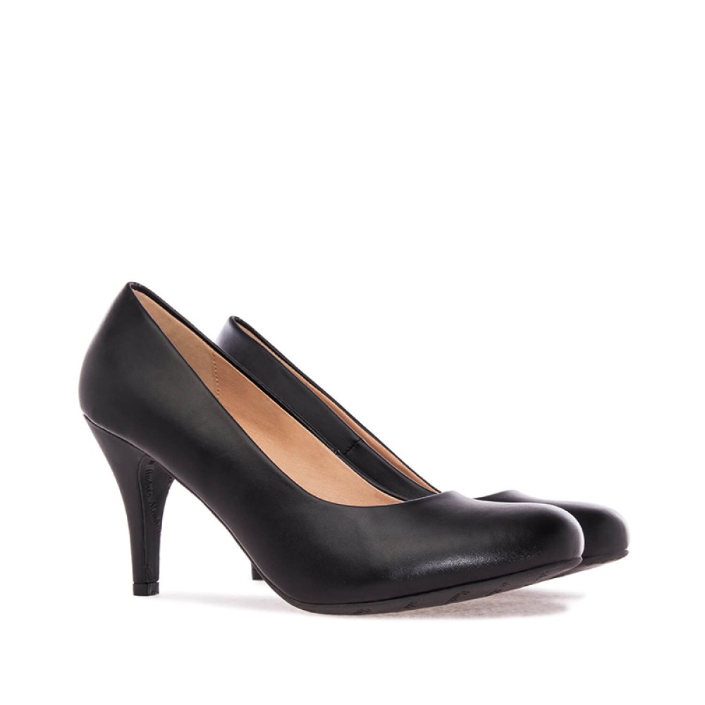 Andres Machado 422-01 Pump Black 9.5cm Andres Machado 422-01 Pump Black 9.5cm