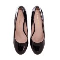 Andres Machado 422-01L Pump Black Patent 9.5cm Andres Machado 422-01L Pump Black Patent 9.5cm